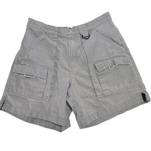Columbia Khaki Tan Canvas Cargo Shorts size Medium